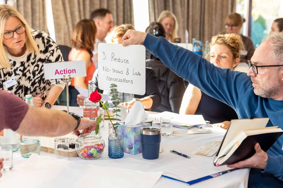 Strategy session at a Thrive event