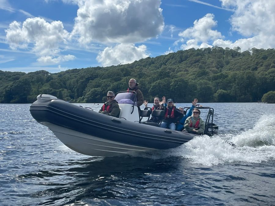 Speedboat experience on the lake at the Ascend Retreat