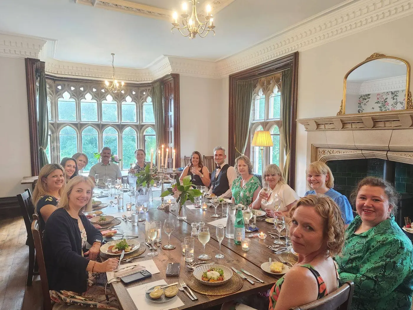 Ascend members together at the annual Ascend Retreat dinner