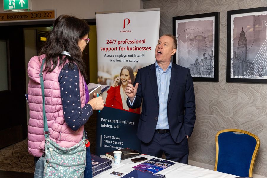 Peninsula stand at Clinic Growth Live